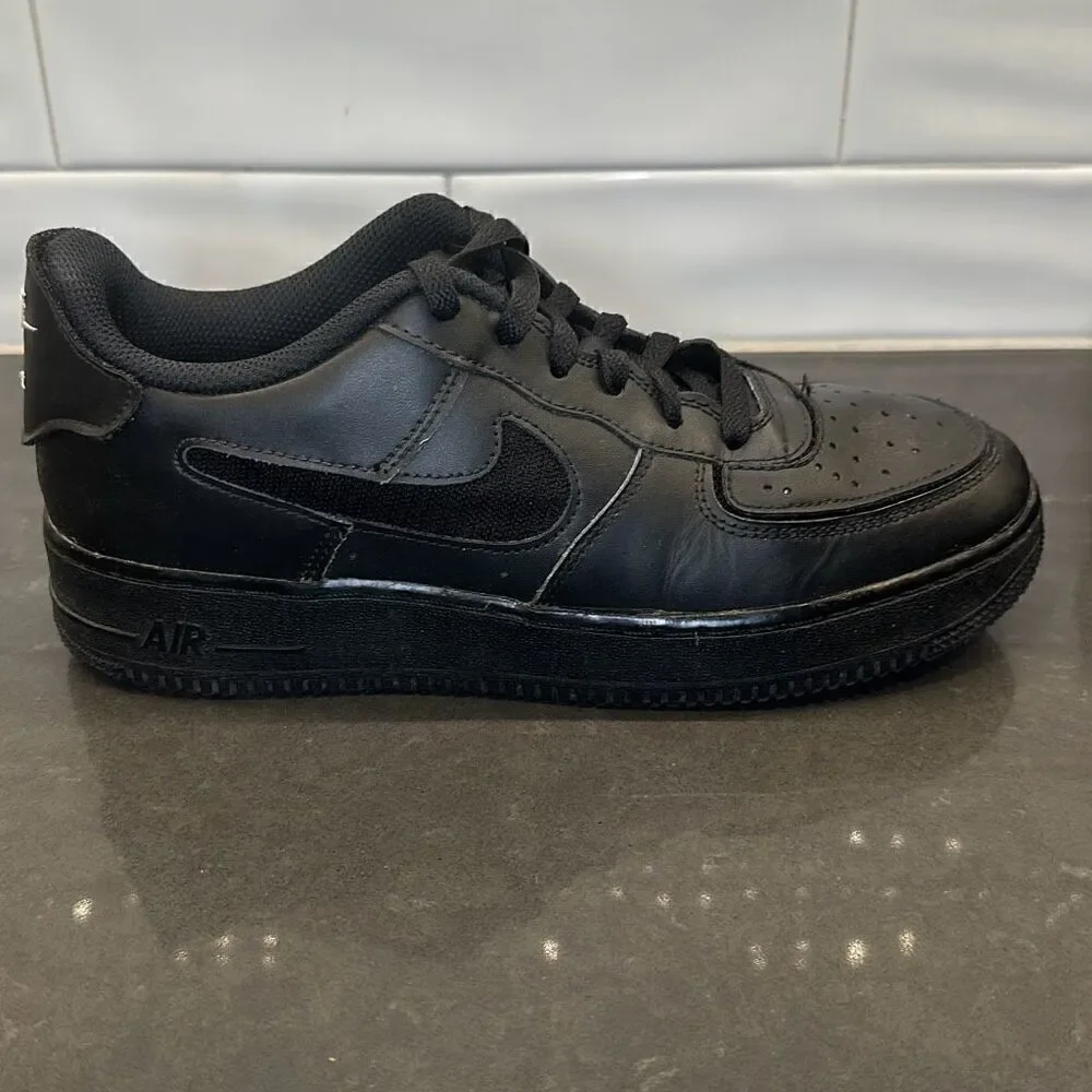 Nike AF1 1/1 GS Air Force 1 DB1856-001 7Y Front/Back Customizable